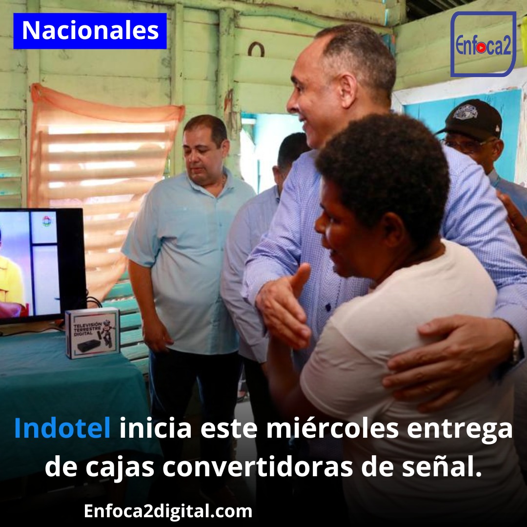 Indotel inicia este miércoles entrega de cajas convertidoras de señal.