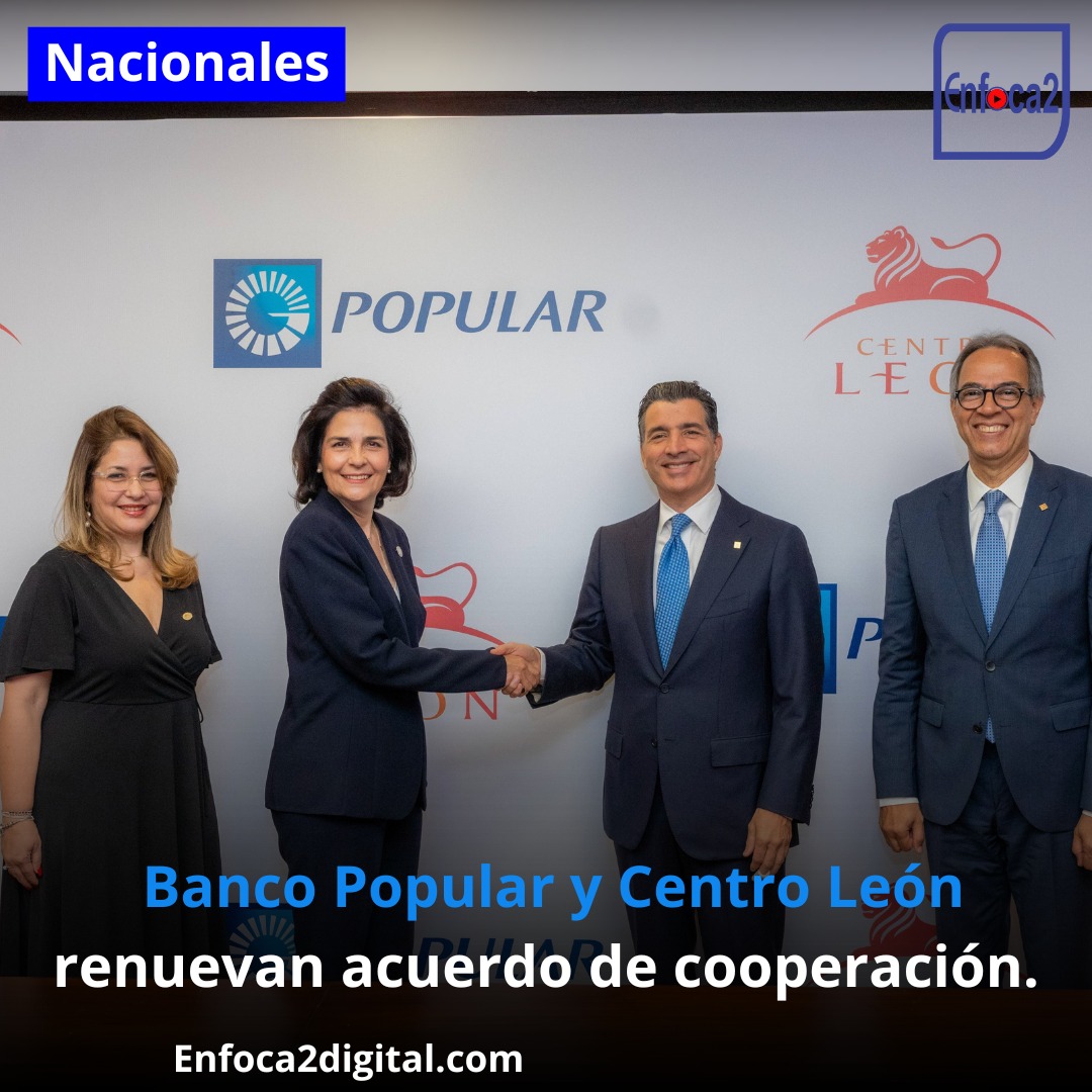 Banco Popular y Centro León renuevan acuerdo de cooperación.