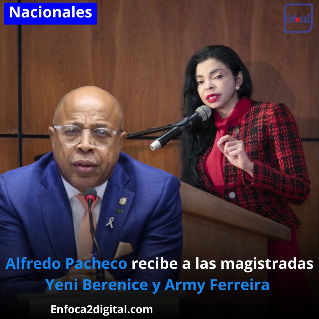 Alfredo Pacheco recibe a las magistradas Yeni Berenice y Army Ferreira