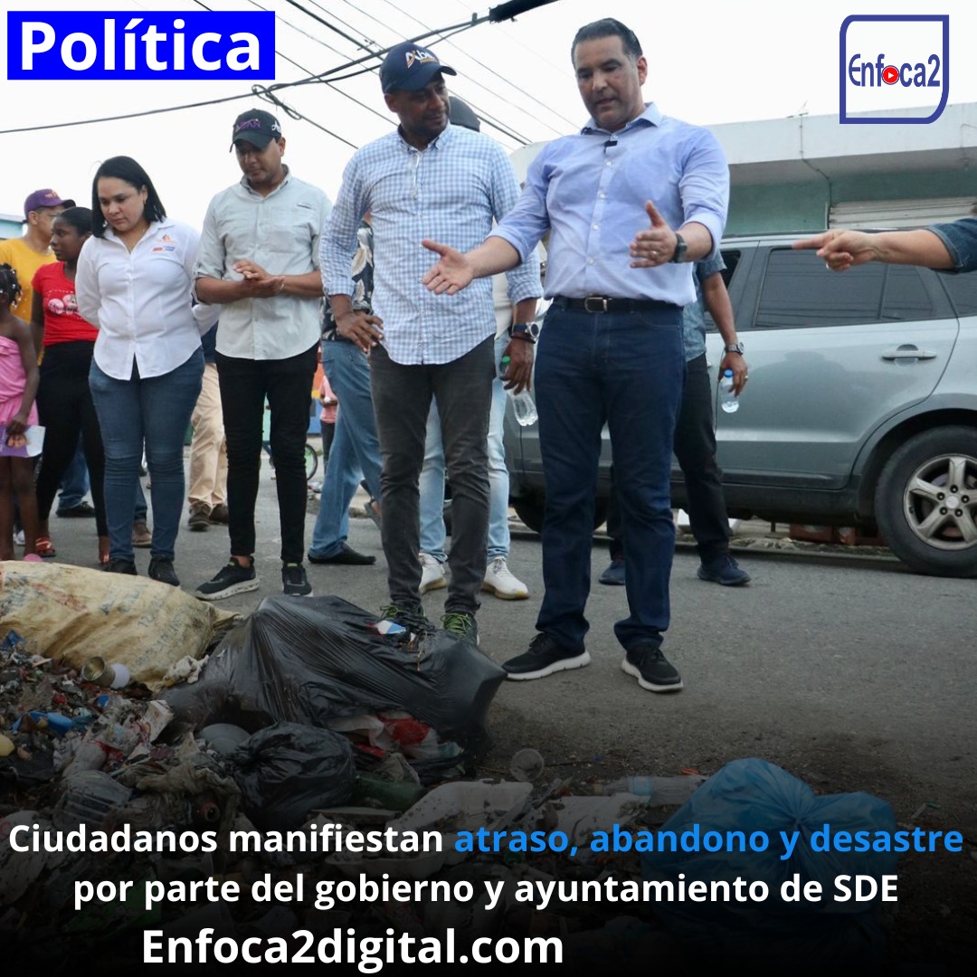 Ciudadanos manifiestan atraso, abandono y desastre por parte del gobierno y ayuntamiento de SDE.