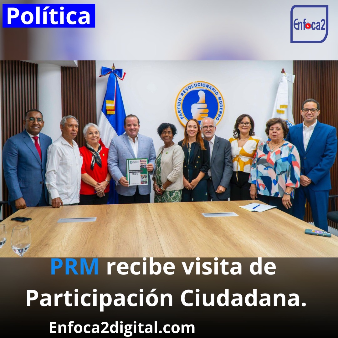PRM recibe visita de Participación Ciudadana.