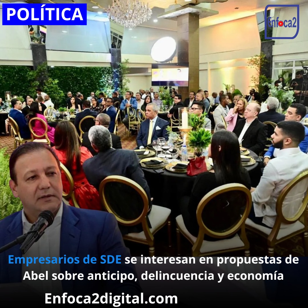 Empresarios de SDE se interesan en propuestas de Abel sobre anticipo, delincuencia y economía