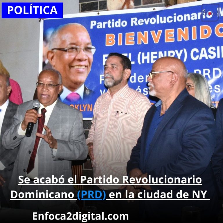Se acabó el Partido Revolucionario Dominicano (PRD) en la ciudad de NY