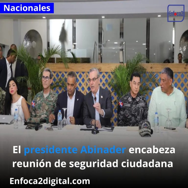 El presidente Abinader encabeza reunión de seguridad ciudadana