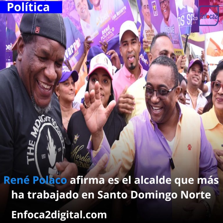 René Polaco afirma es el alcalde que más ha trabajado en Santo Domingo Norte