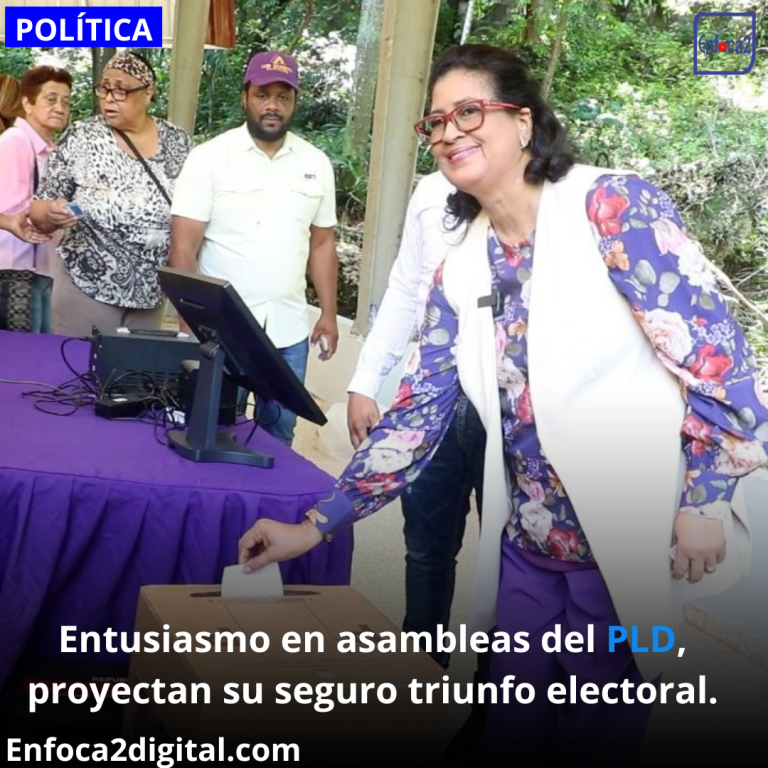 Entusiasmo en asambleas del PLD, proyectan su seguro triunfo electoral.