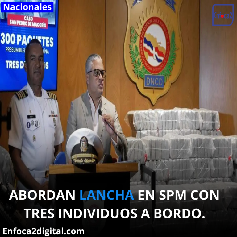 ABORDAN LANCHA EN SPM CON TRES INDIVIDUOS A BORDO.