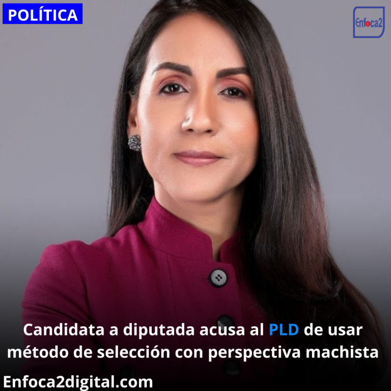 Candidata a diputada acusa al PLD de usar método de selección con perspectiva machista