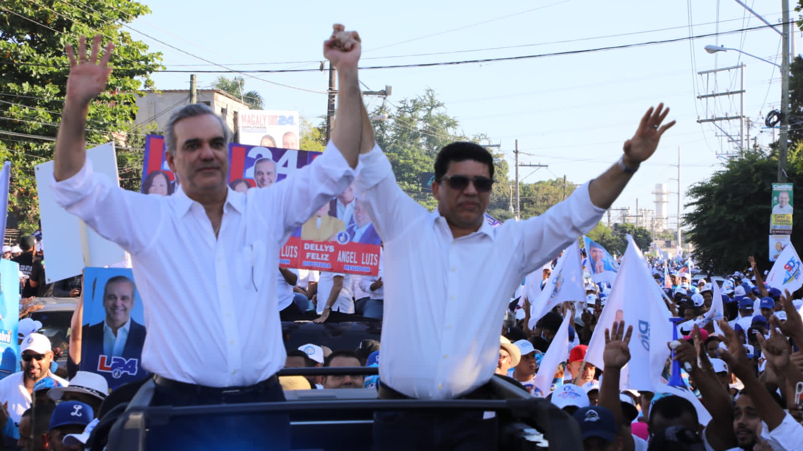 PRM estremece este domingo a SDN y SDE con multitudinarias caravanas.