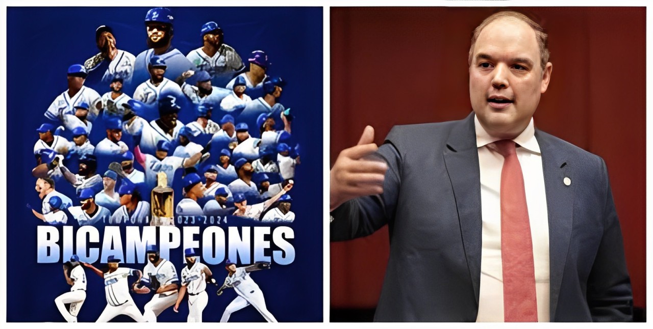 Senador José del Castillo felicita a los Tigres del Licey por su corona 24