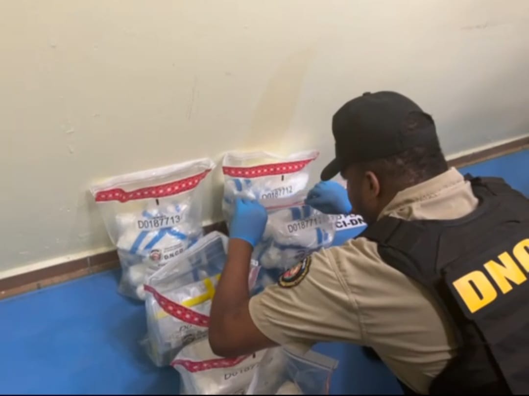 INCAUTAN EN PUERTO PLATA 41 PAQUETES DE COCAÍNA.