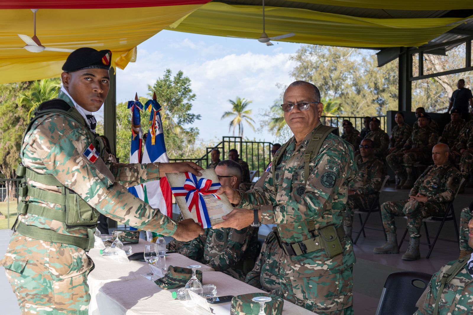Acto de graduación del Batallón de Policía Militar ERD.