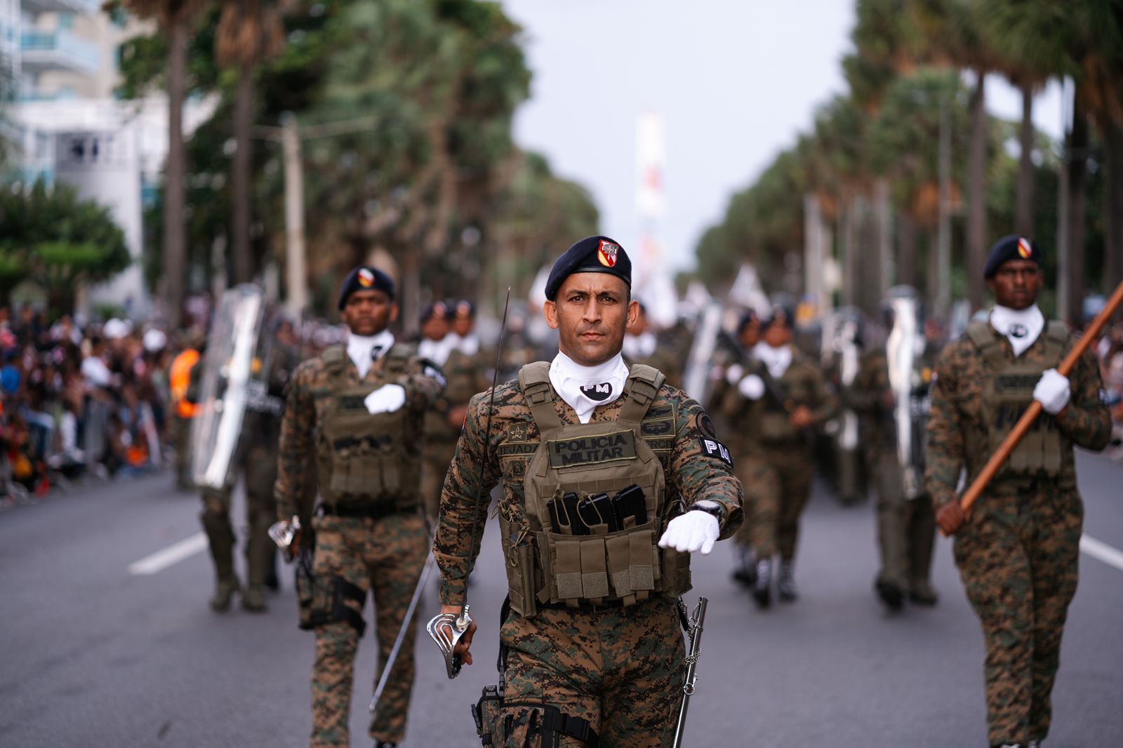 Magno Desfile Militar y Policial en Conmemoración del 180 Aniversario de la Independencia Nacional