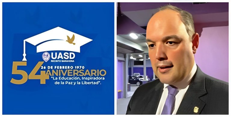 Senador José del Castillo felicita al Recinto UASD-Barahona en su 54 aniversario de fundación