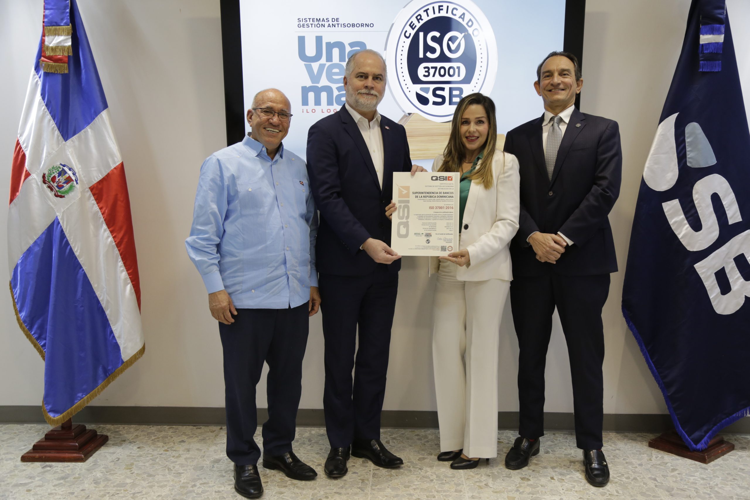 SB Recibe Certificación Internacional ISO 37001