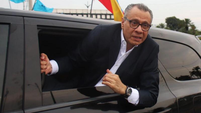 Jorge Glas es hospitalizado tras huelga de hambre
