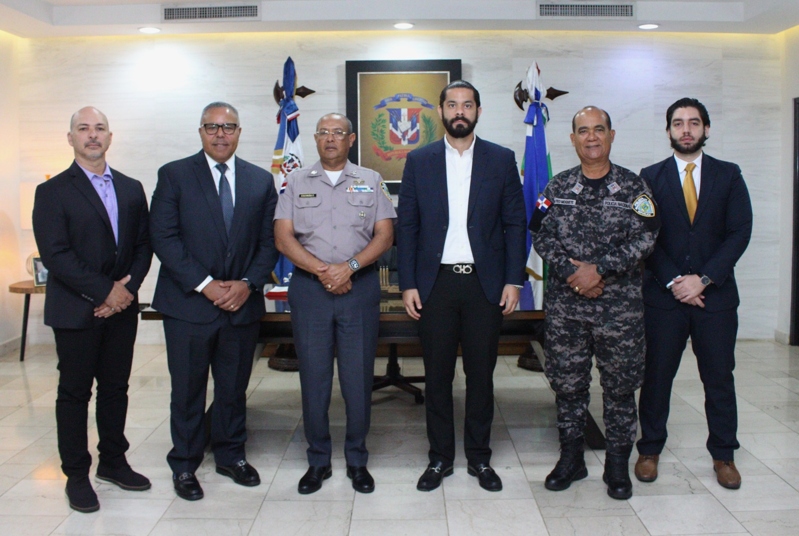 Director general PN Junto A representantes MLB resaltan seguridad en sus academias