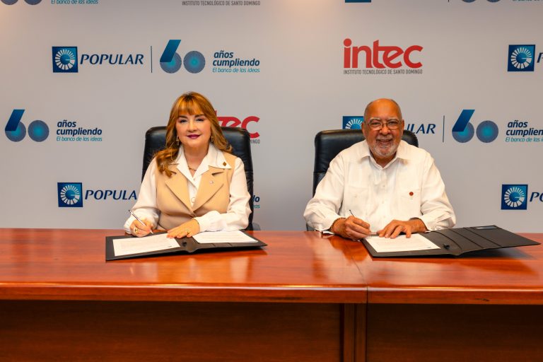Banco Popular y INTEC se unen para brindar oportunidades de pasantías a estudiantes destacados