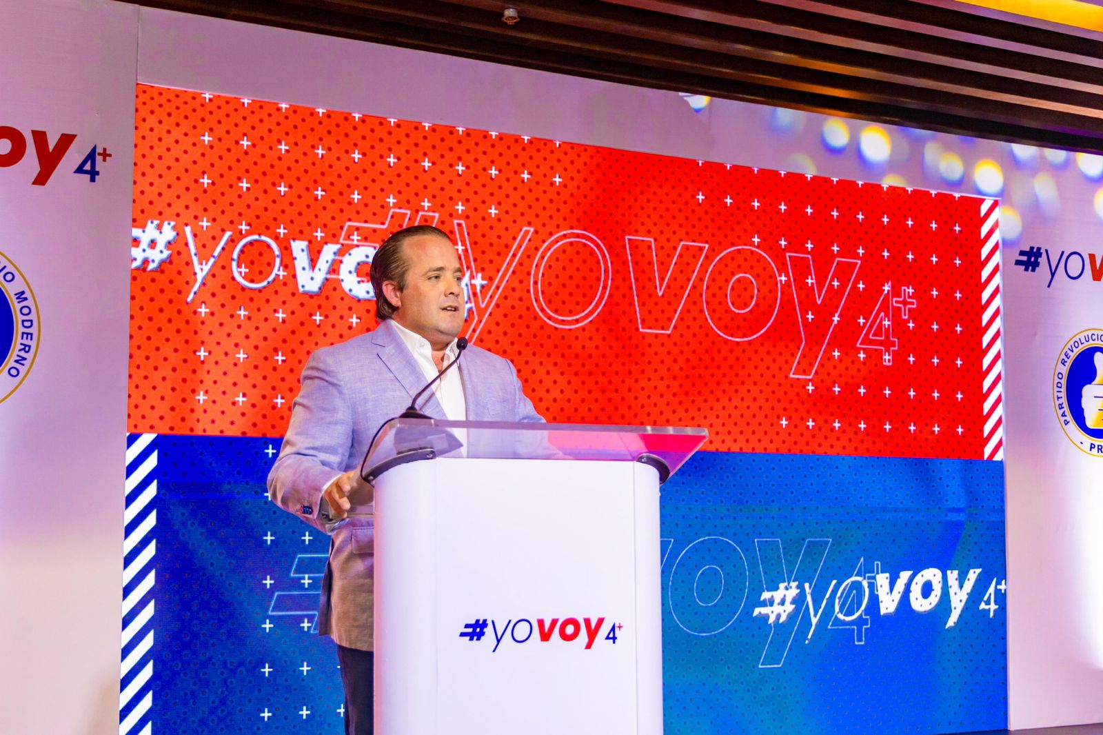 Gran cierre de campaña del Movimiento “Yo Voy 4+” en respaldo de la reelección del presidente Luis Abinader