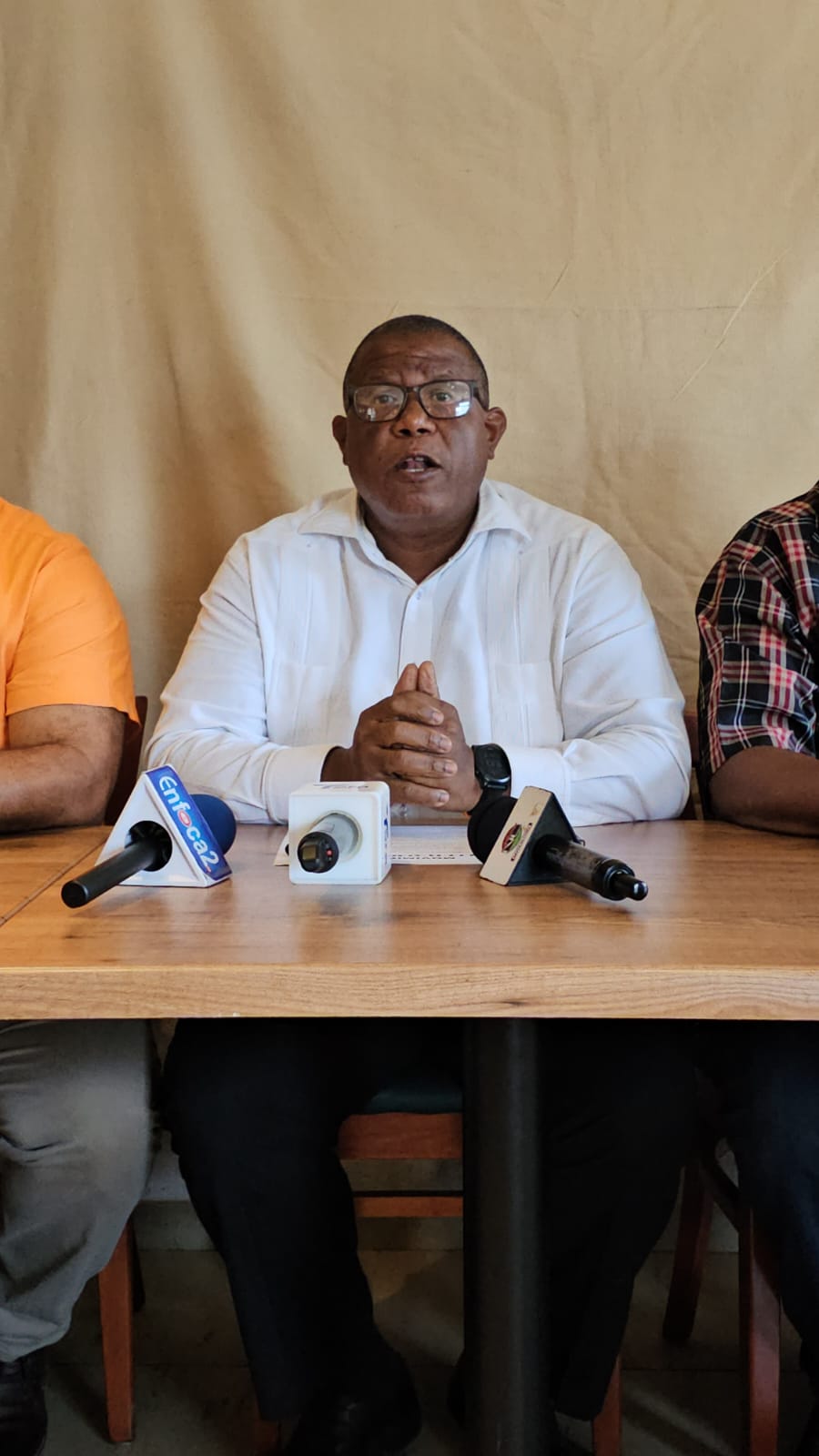 MOVIMIENTO DE PORTUARIOS CON LUIS TRABAJADORES PORTUARIOS ANUNCIAN APOYO A PRESIDENTE ABINADER