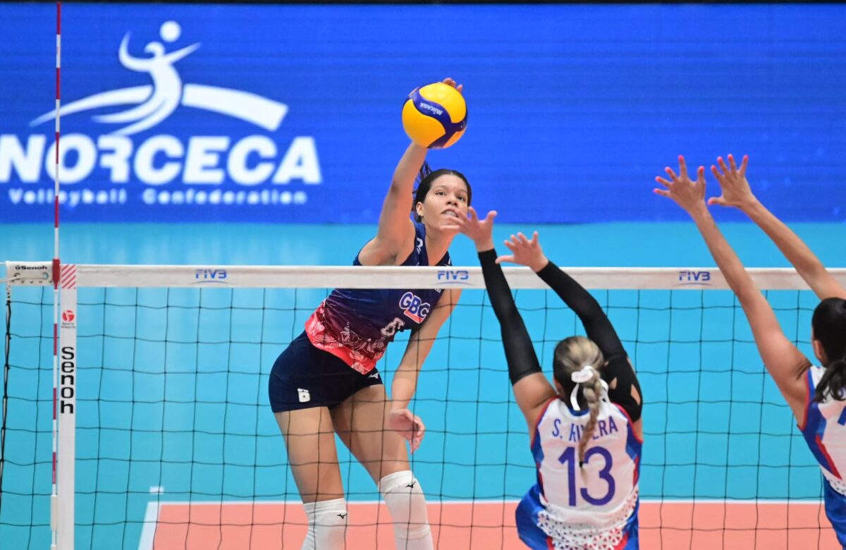 Las Reinas del Caribe vencen a Puerto Rico en un emocionante duelo de voleibol en la Copa Panam NORCECA