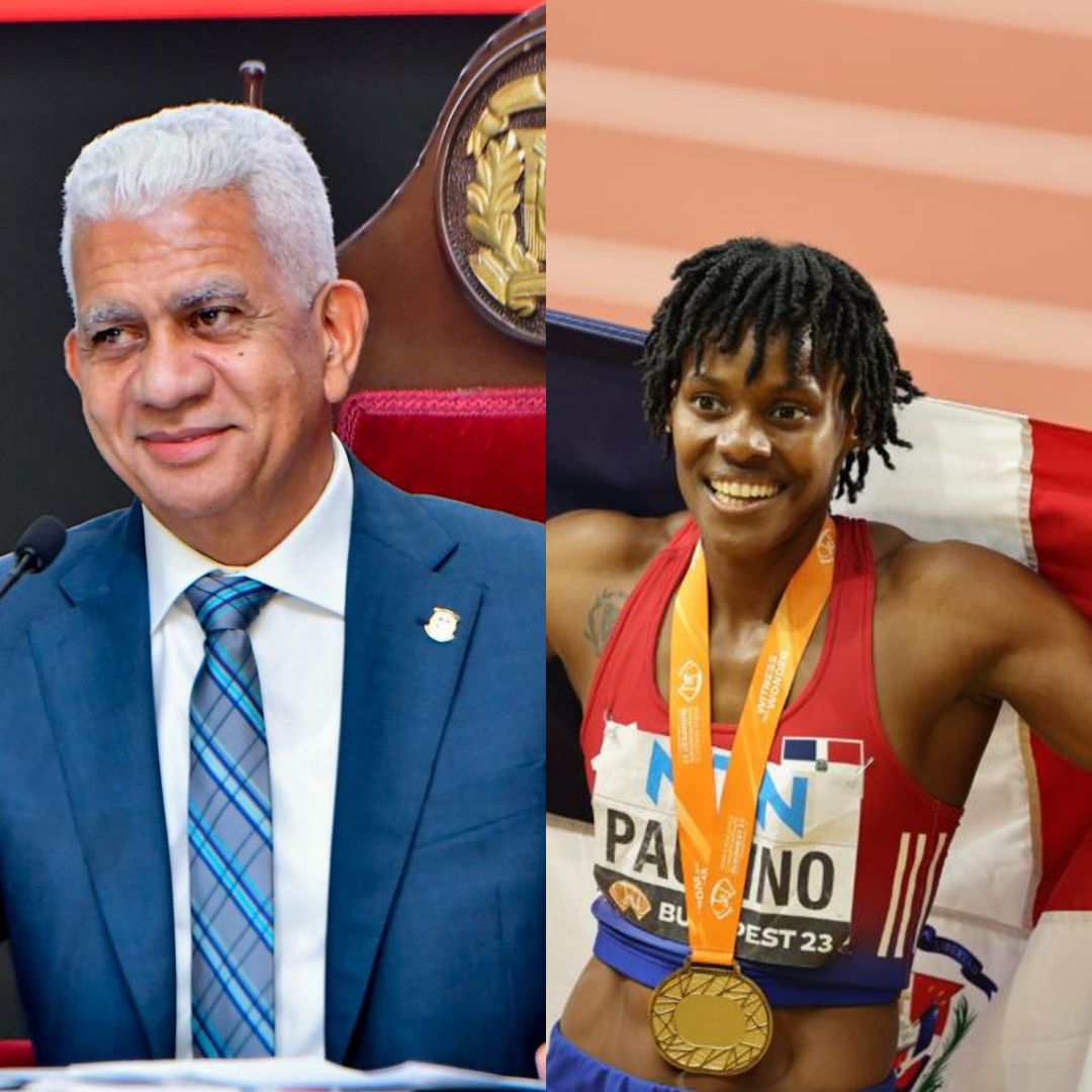 Presidente del Senado Felicita a Marileidy Paulino por su Oro Olímpico y Récord Histórico