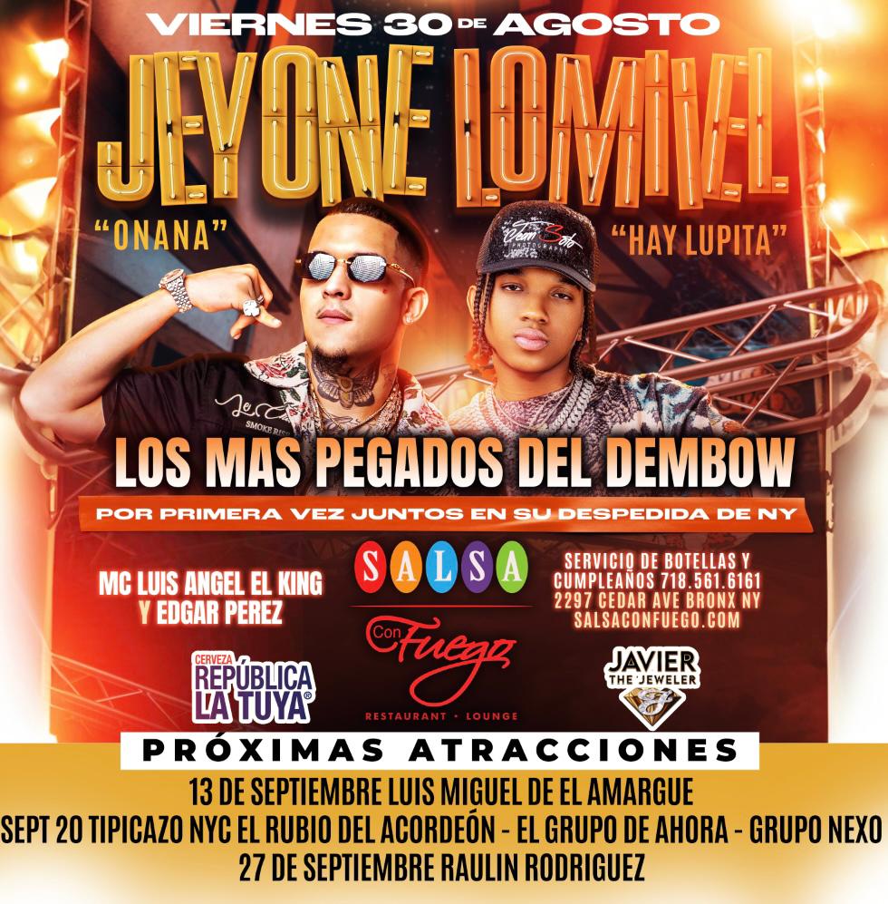 Jey One y Lomiel se Unen para Encender el Bronx en Salsa Con Fuego