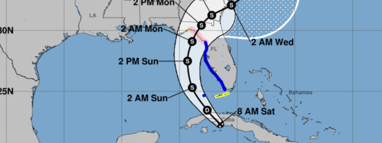 Formación de la Tormenta Tropical Debby en el Golfo de México