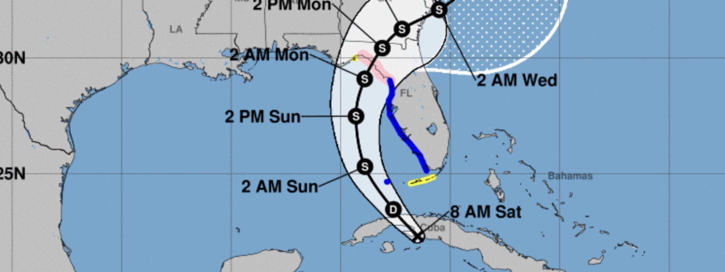 Formación de la Tormenta Tropical Debby en el Golfo de México