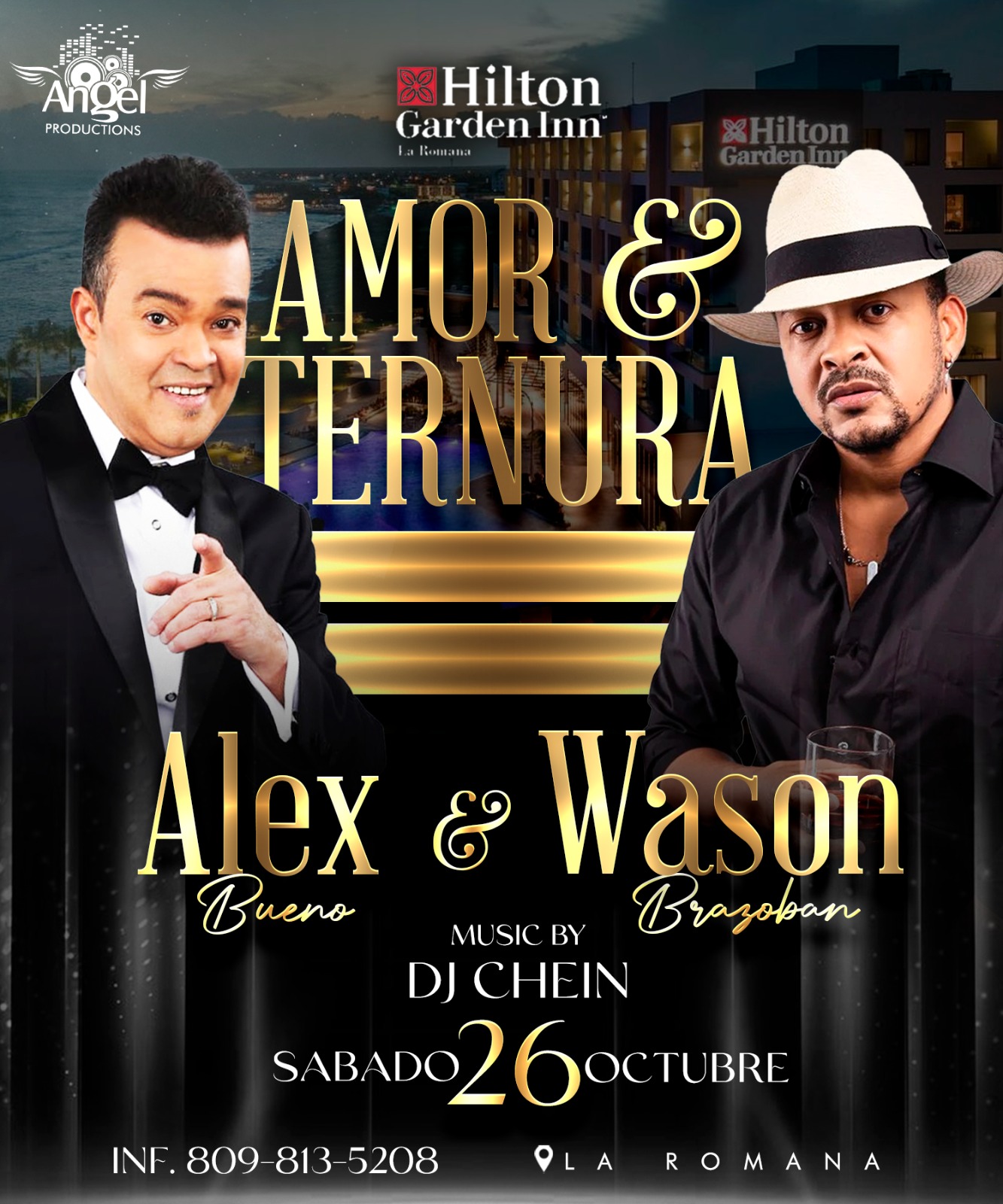 Alex Bueno acompañará Wason Brazobán en su concierto “Amor y Ternura”