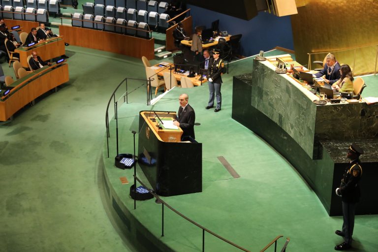 Presidente Abinader reitera llamado a la comunidad internacional para la estabilización de Haití en la Asamblea General de la ONU