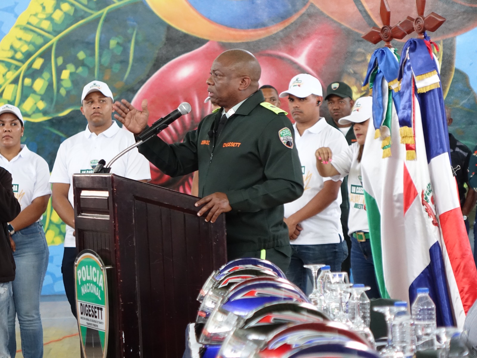 DIGESETT impulsa la campaña "Un Casco Para Salvar Tu Vida" en Hato Mayor del Rey