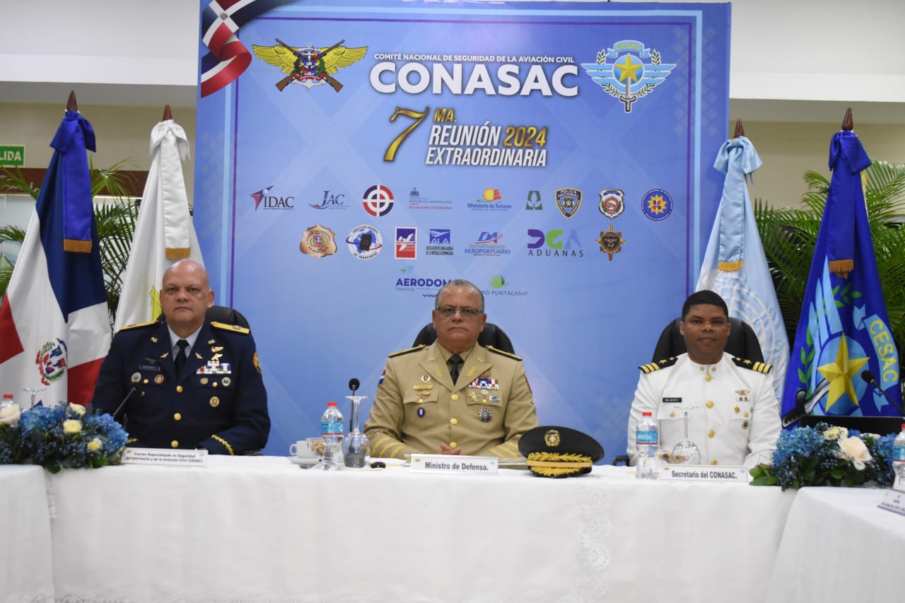 CONASAC Celebra Séptima Reunión Extraordinaria para Fortalecer la Seguridad de la Aviación Civil en RD