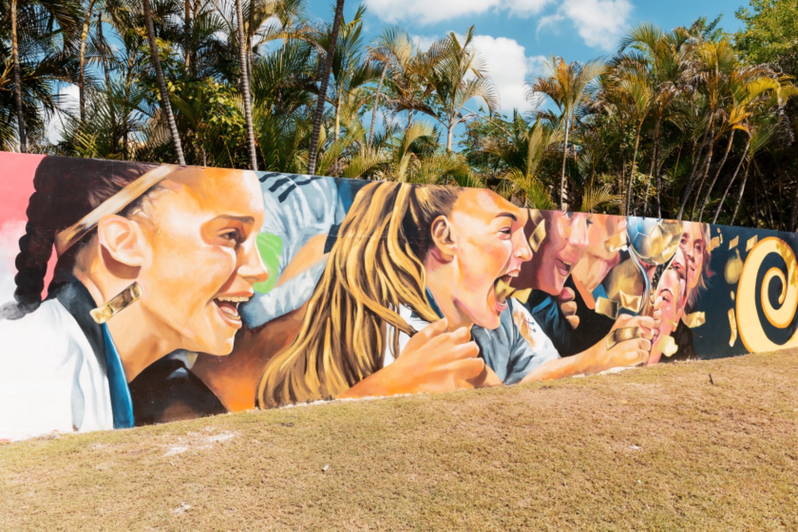 Emblemático mural en Santo Domingo recibe al Mundial Femenino Sub-17 de FIFA