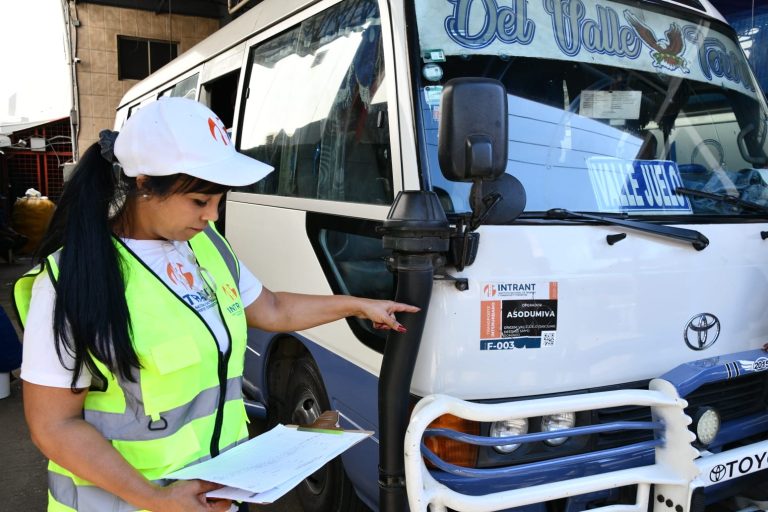 Intrant Refuerza la Seguridad en el Transporte Público con Más de 2,700 Inspecciones Durante Operativo Navideño