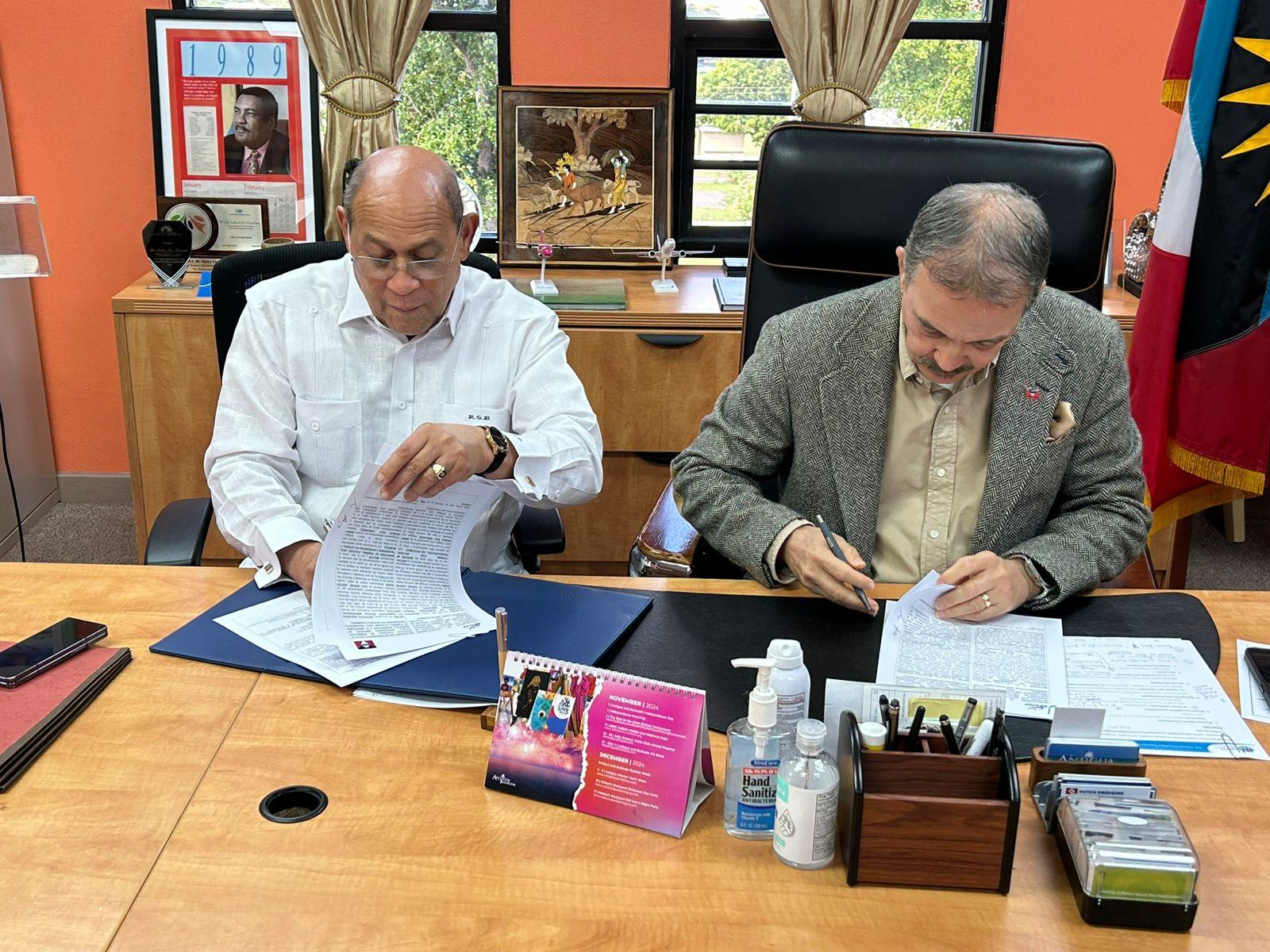 INFOTEP y Antigua y Barbuda firman acuerdo para fortalecer la formación turística y profesional