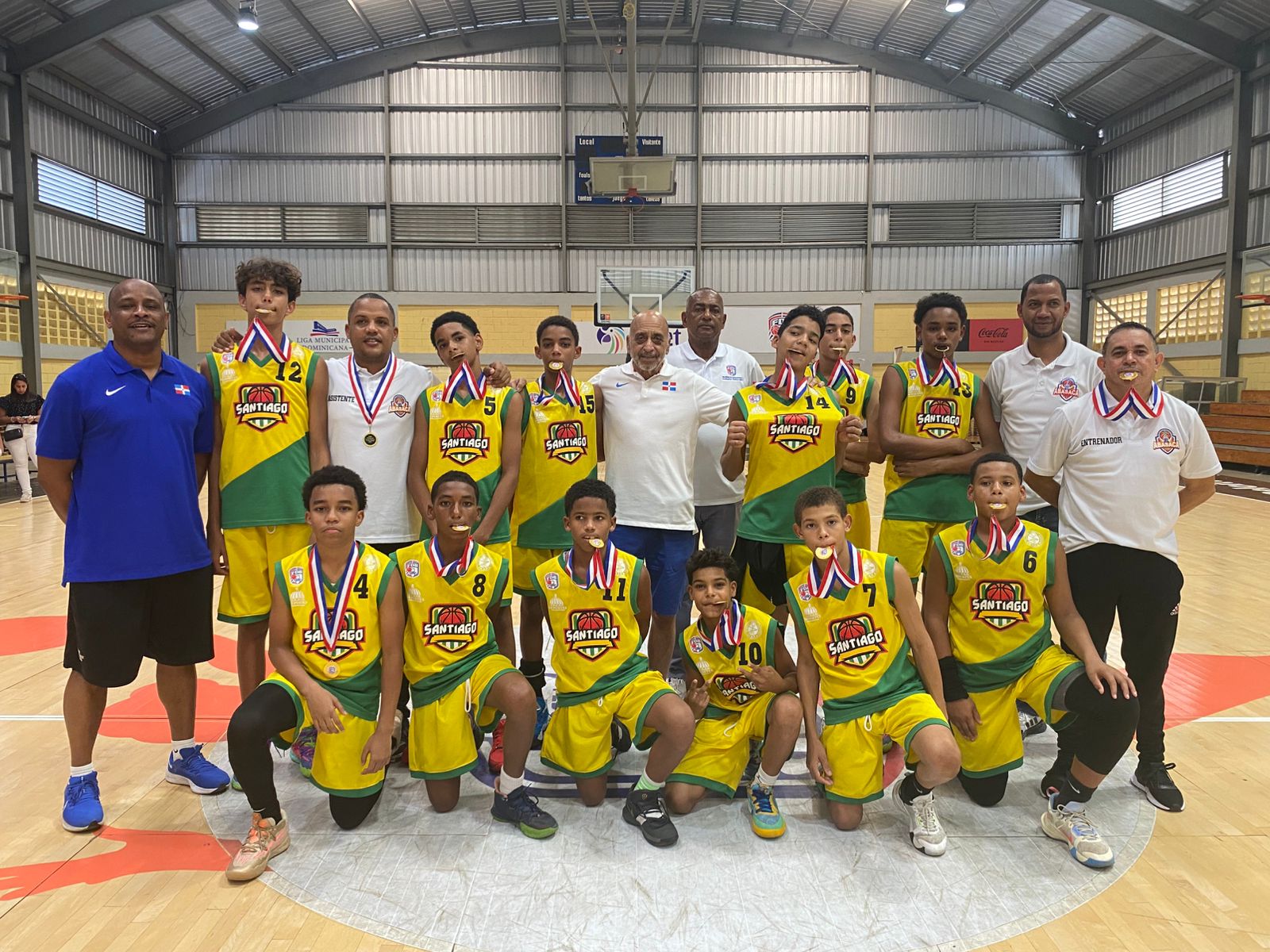 Santiago conquista el campeonato nacional de Minibaloncesto al vencer a Espaillat en emocionante final