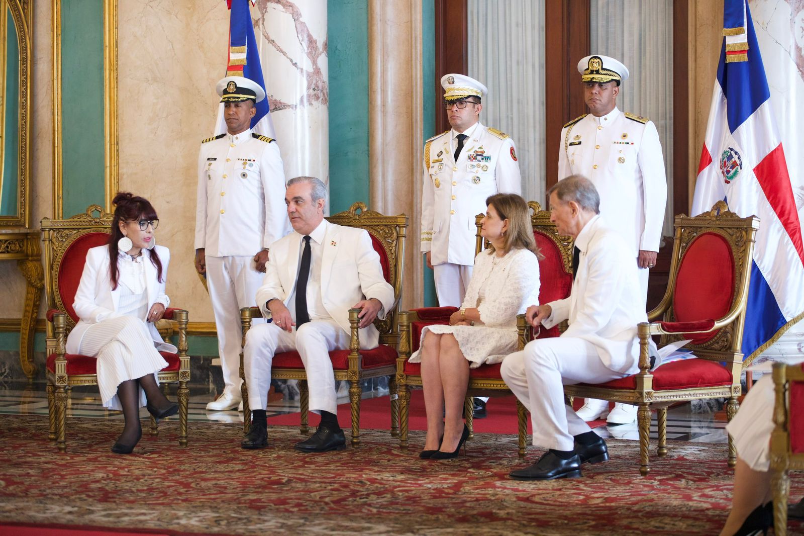 Siete Nuevos Embajadores Presentan Cartas Credenciales Ante el Presidente Luis Abinader