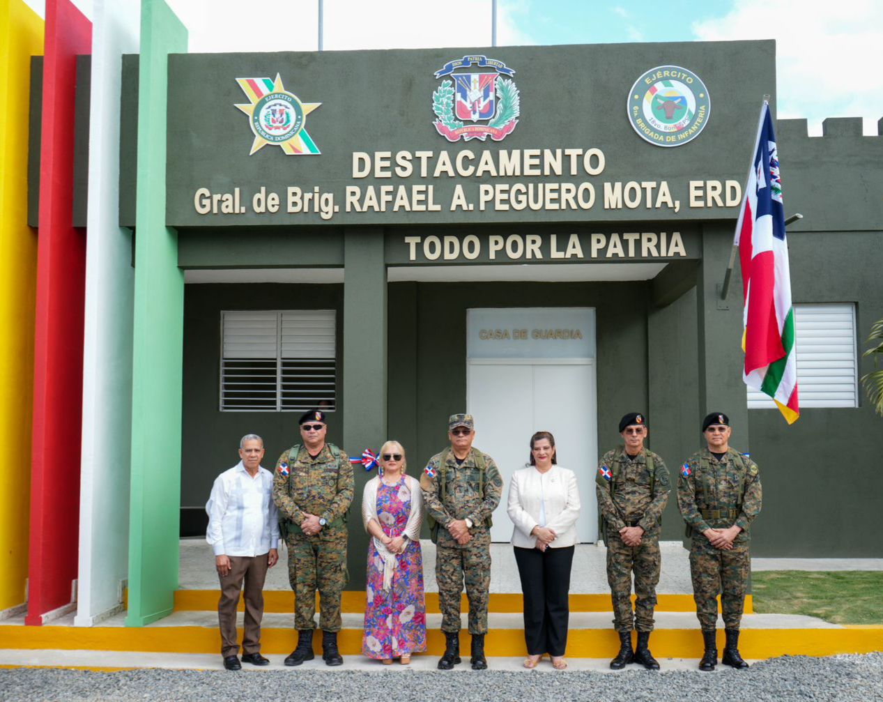 Reinauguración del Destacamento General Rafael A. Peguero Mota fortalece la presencia del Ejército en Hato Mayor