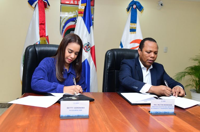 Intrant y Alcaldía de Santo Domingo Norte Firman Acuerdo Histórico para Mejorar el Tránsito y la Seguridad Vial