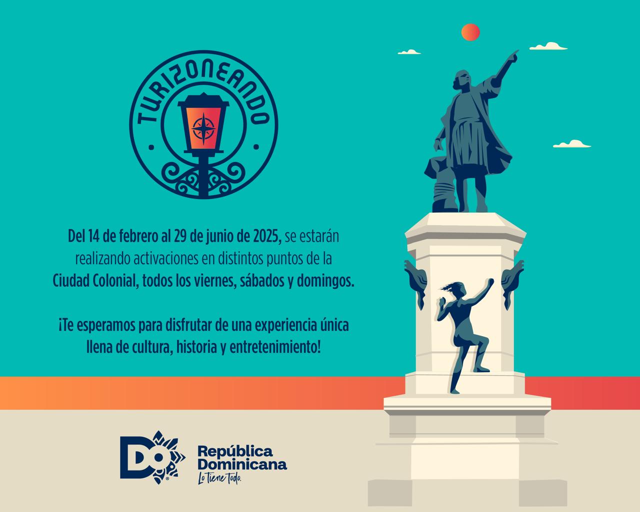 La Ciudad Colonial vibra con la sexta edición de TURIZONEANDO 2025