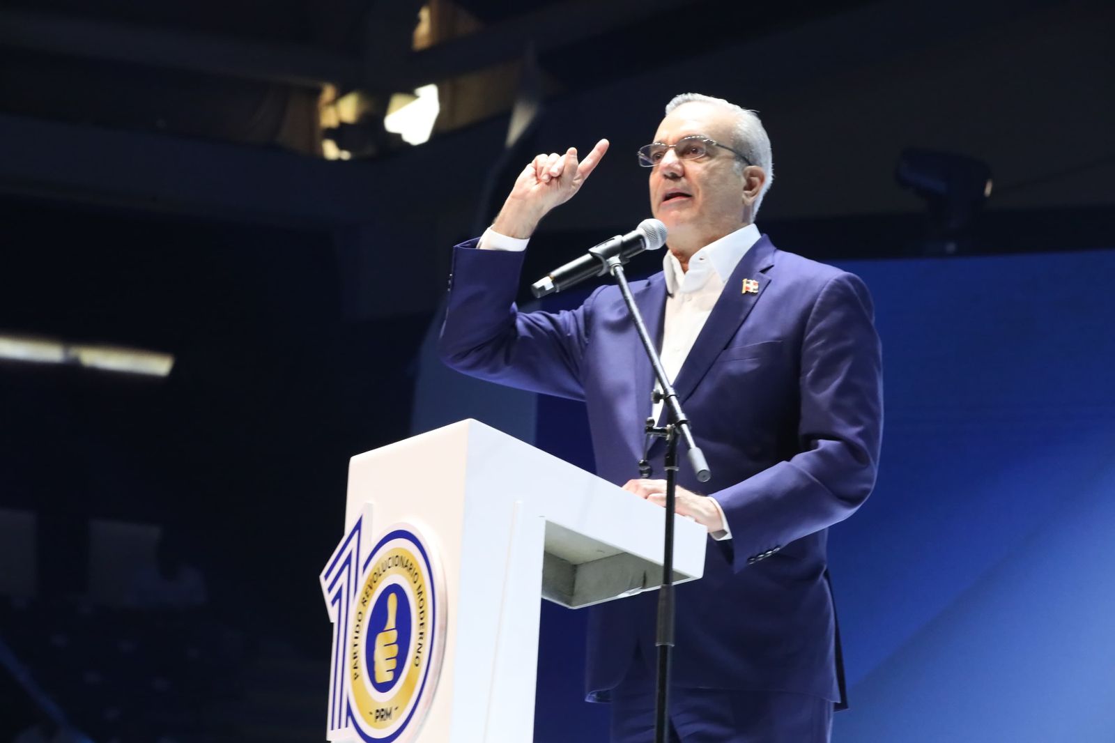 Luis Abinader Celebra los 10 Años del PRM, Enfatizando el Compromiso con la Estabilidad, el Progreso y la Transparencia