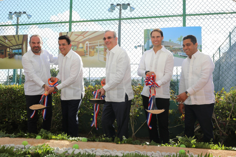 Luis Abinader, Rafa Nadal y Grupo Meliá Celebran el Nacimiento del Hotel Zel Punta Cana