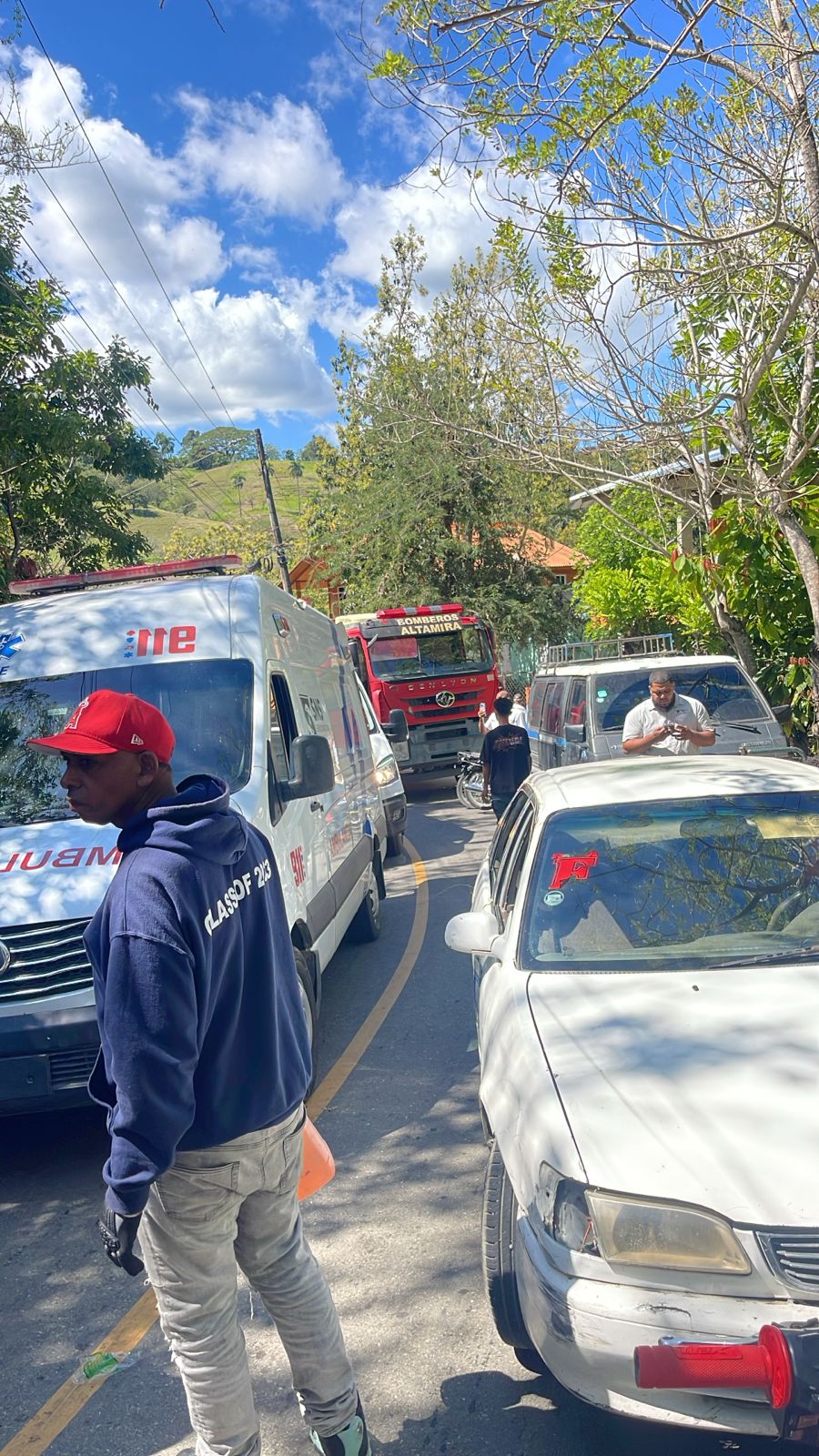 Sistema 911 coordina rescate tras accidente en Altamira, Puerto Plata