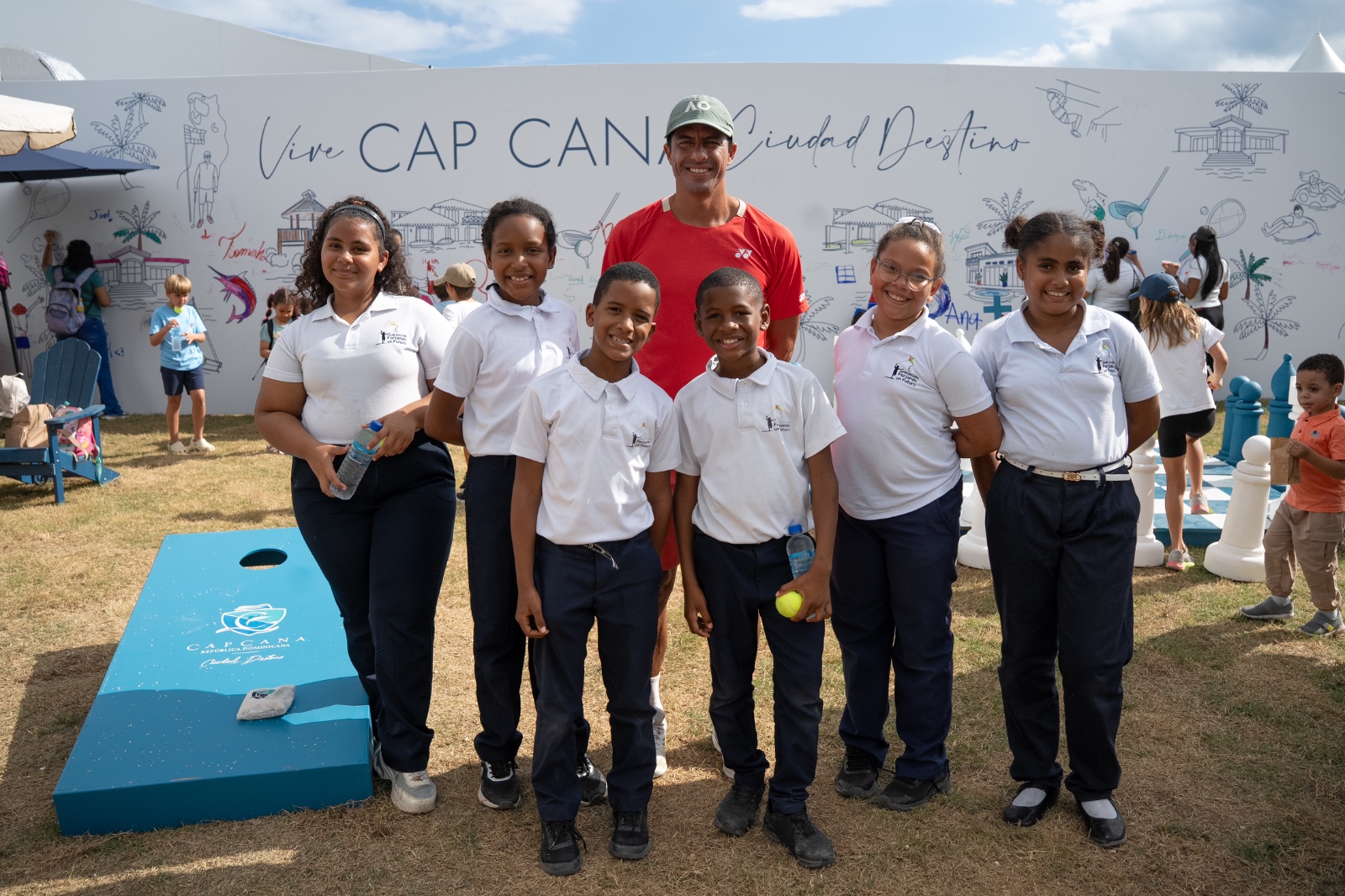 Niños y jóvenes viven la emoción del tenis en República Dominicana Open Copa Cap Cana