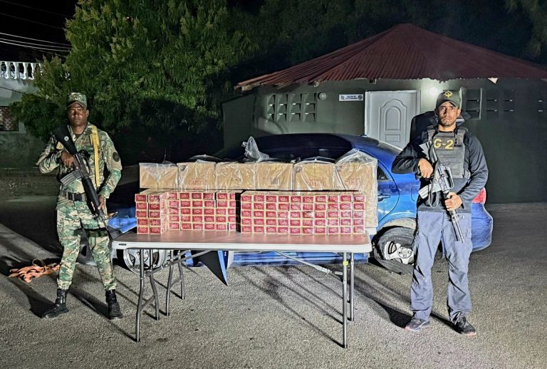 Ejército detiene a un médico con contrabando de 80.000 cigarrillos en San Juan de la Maguana
