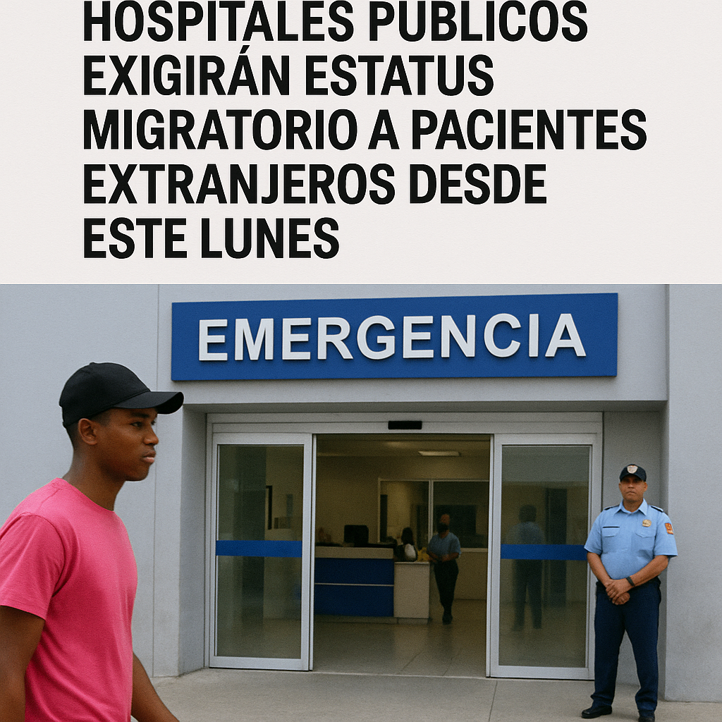 Hospitales públicos exigirán estatus migratorio a pacientes extranjeros desde este lunes
