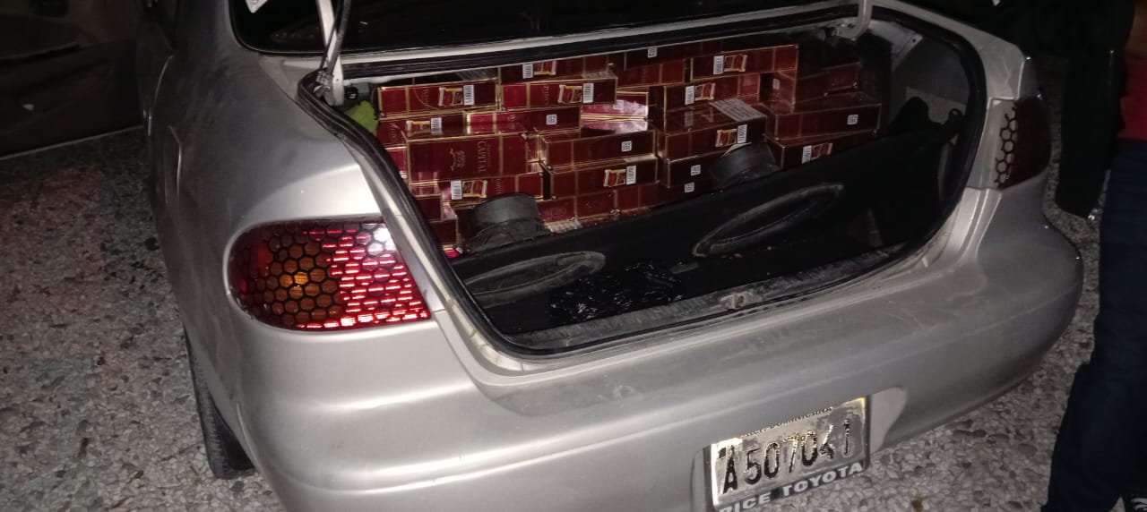 Detienen a hombre con 30 mil cigarrillos de contrabando en Azua