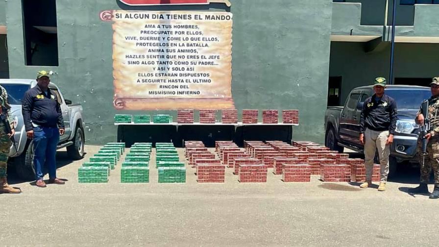 ERD detiene camioneta con cargamento de cigarrillos en Valverde