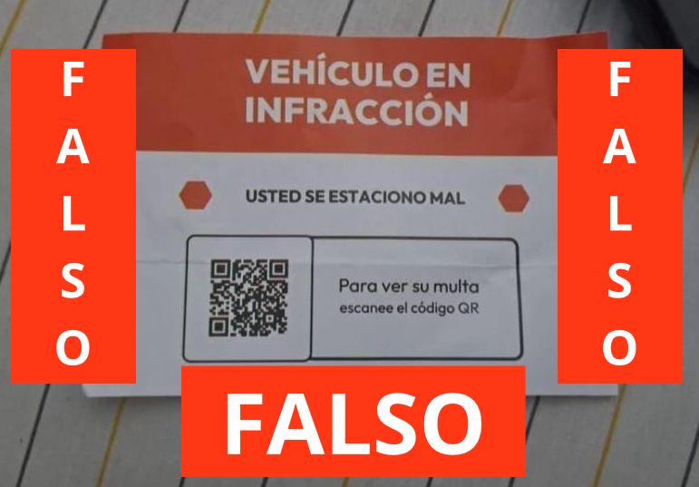 ALERTA: Falsa calcomanía con código QR no proviene de la DIGESETT